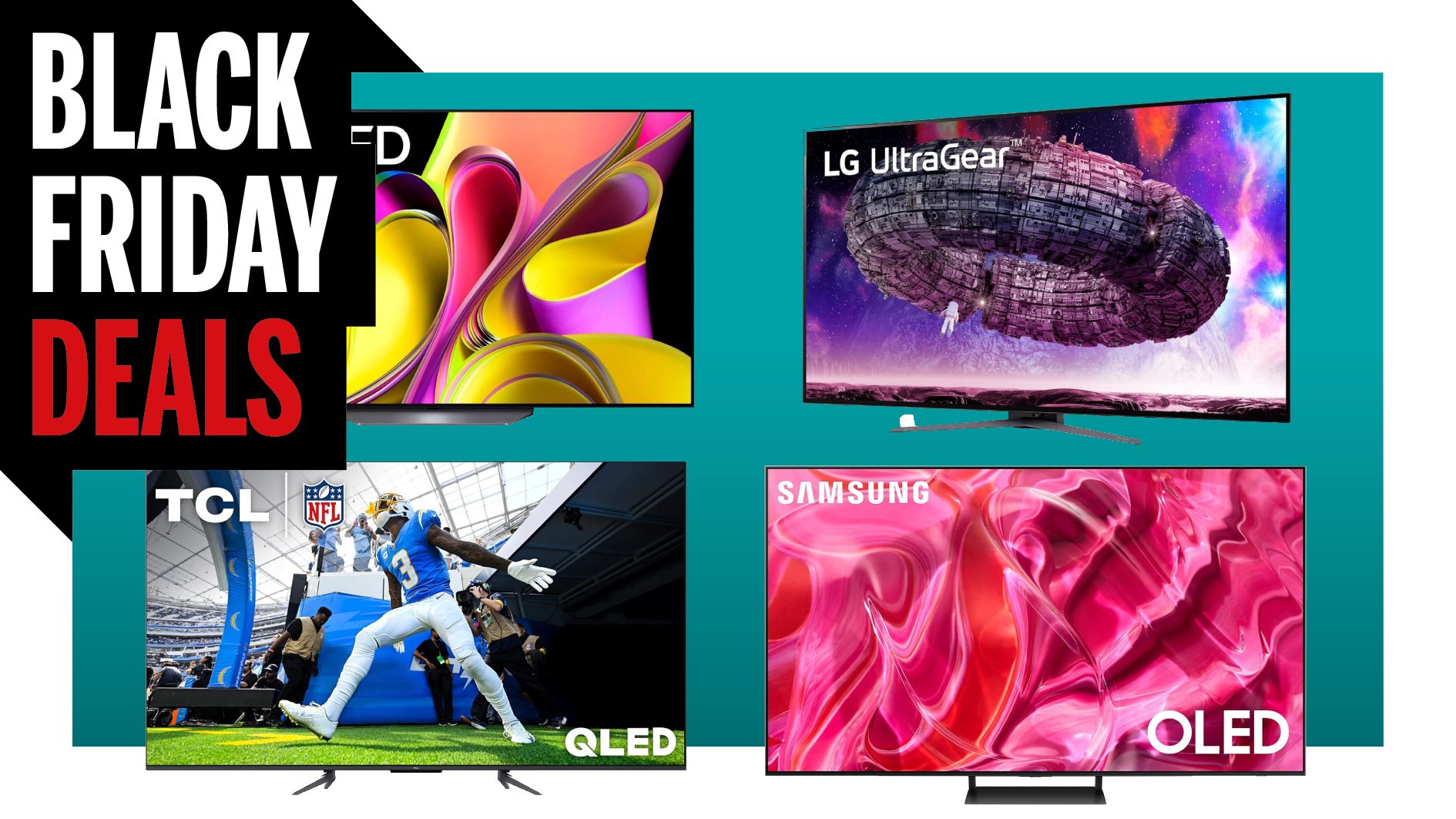 A selection of Black Friday gaming TV deals