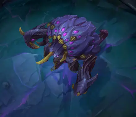 The new look of the Rift Herald in League of Legends, which players can now ride