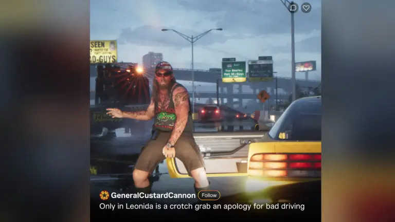 In-game social media interface in GTA 6