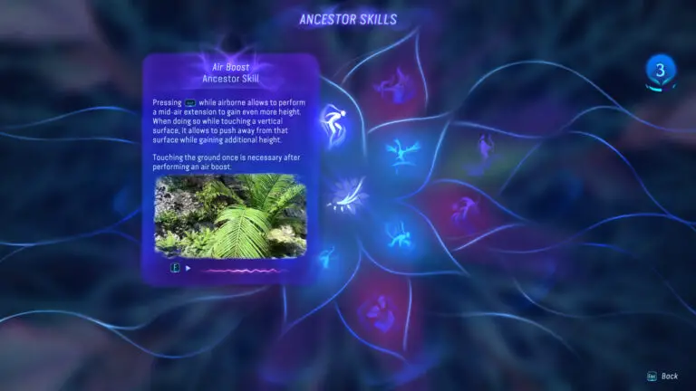 Ancestor Skills in Avatar: Frontiers of Pandora