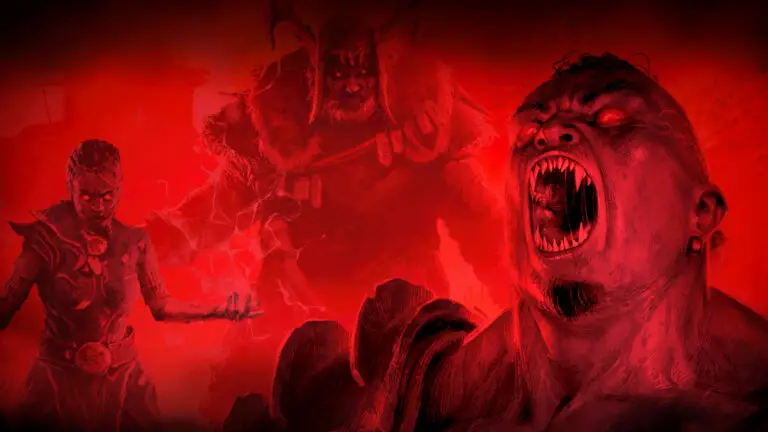 Artistic depiction of vampires in Diablo 4