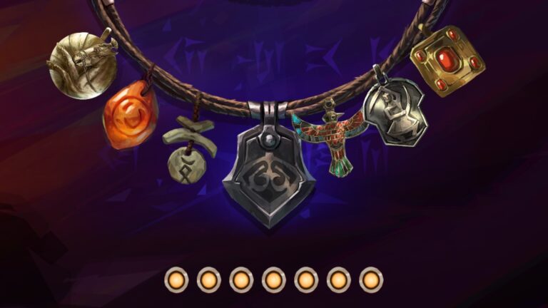 Various Amulets available in Prince of Persia: The Lost Crown