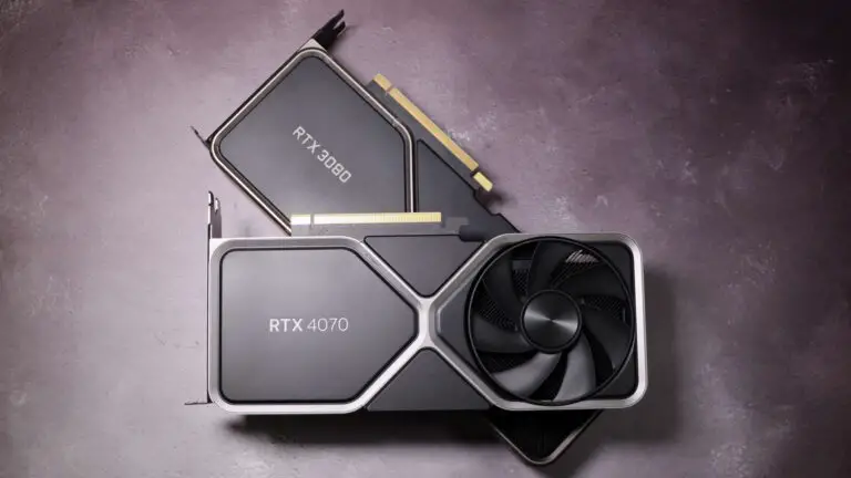 Comparison of Nvidia RTX 4070 and RTX 3080 graphics cards