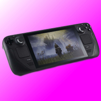 Image promoting further reading on topics such as best handheld gaming PCs, the Steam Deck OLED review, and top Steam Deck accessories.