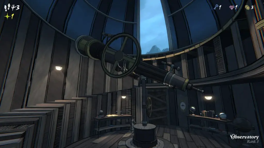 An observatory in a mansion