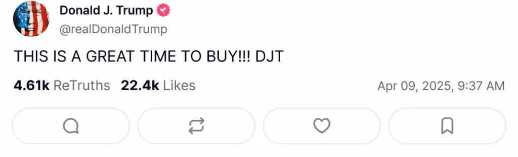 THIS IS A GREAT TIME TO BUY!!! DJT