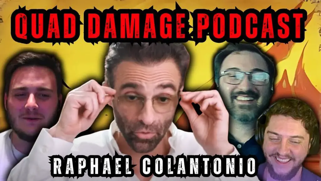 Raphaël Colantonio, founder of Arkane Studios, featured on the Quad Damage podcast