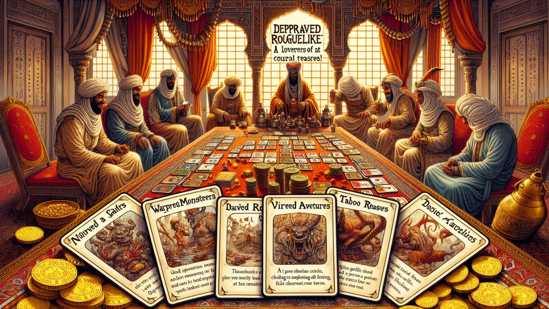 Sultan’s Game: ‘Depraved Roguelike’ Card Game Sells 100k Copies With Its Sinful Premise