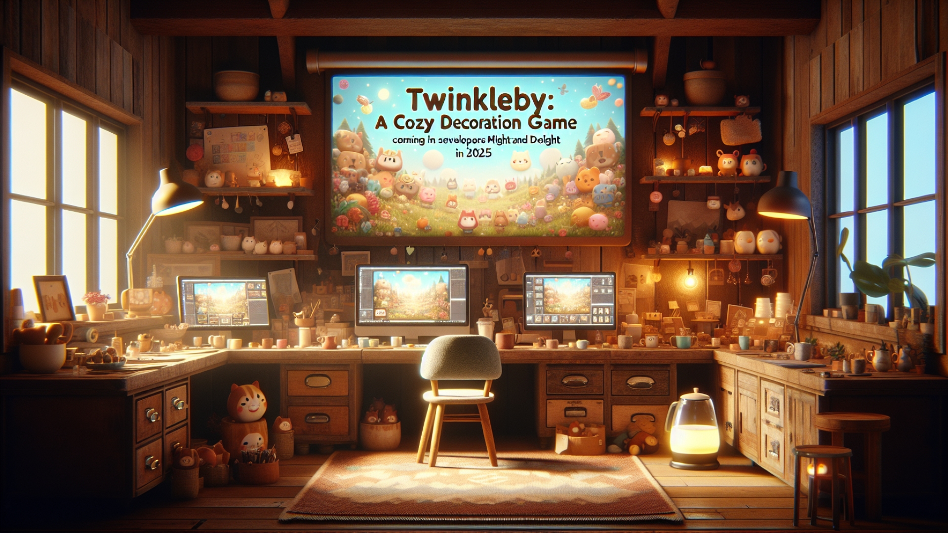 Shelter Developers Might and Delight Unveil ‘Twinkleby,’ a Cozy Decoration Game Coming in 2025