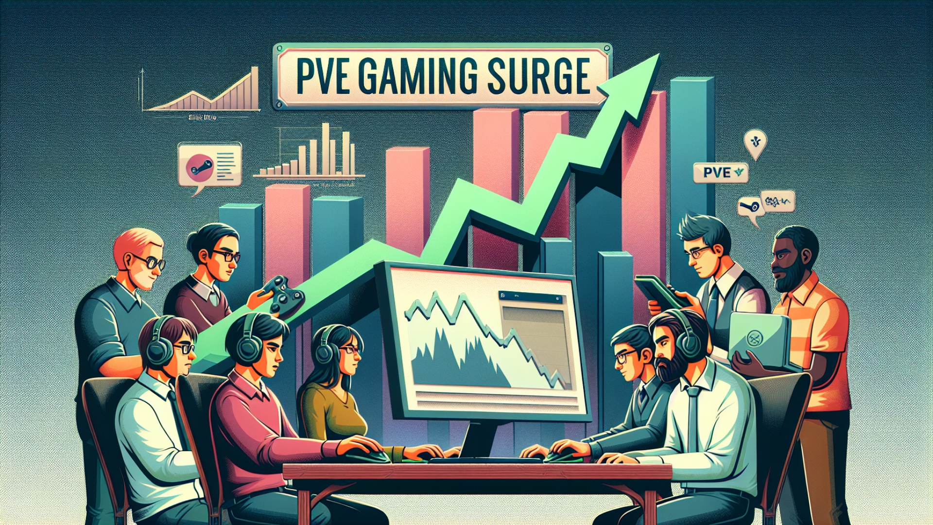 Steam Users Drive PvE Gaming Surge, Newzoo Report Reveals
