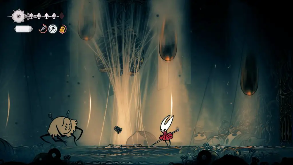 Hollow Knight Silksong Widow boss fight