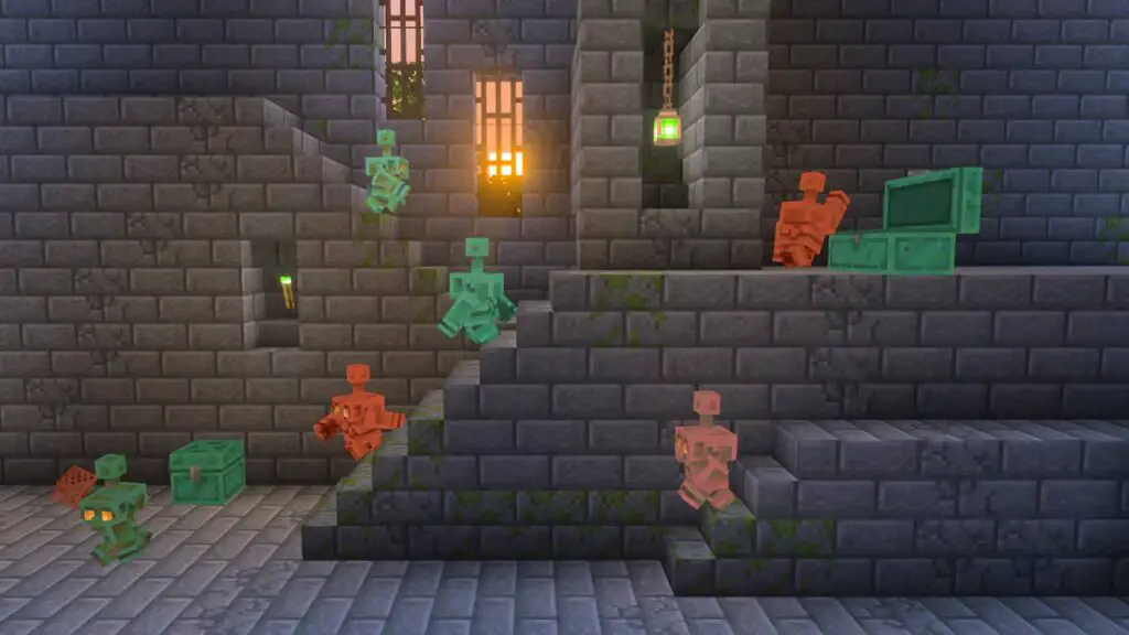 Copper age update in Minecraft Copper Golem in stone base 