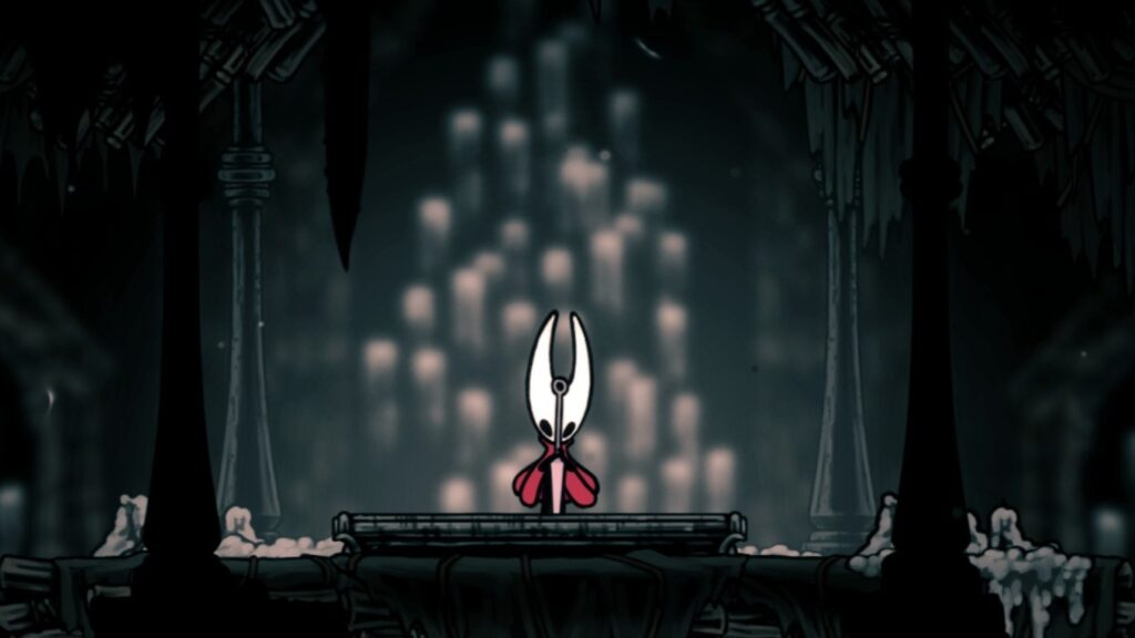 Hollow Knight: Silksong crest locations - Hornet performing an attack with the Reaper Crest
