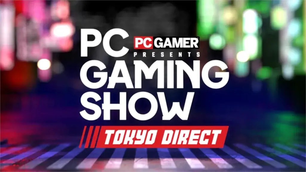 a header image reading pc gamer presents pc gaming show tokyo direct
