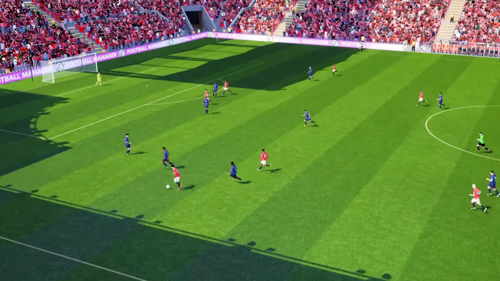A screenshot from the early-look video for Sega's Football Manager 26