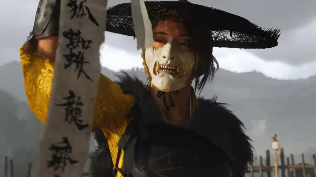 Promotional artwork or screenshot from Sucker Punch Productions' upcoming title, Ghost of Yōtei