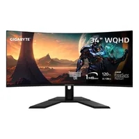 Detailed specs for Gigabyte GS34WQC ultrawide monitor with pricing