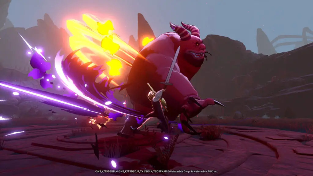 A screenshot from The Seven Deadly Sins Origin.