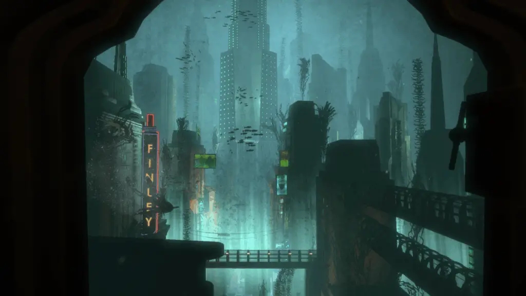 A view of the underwater city of Rapture.