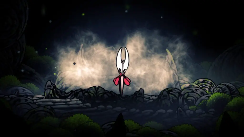 Hollow Knight: Silksong Crest locations - Hornet using Silk Soar to reach the Shaman Crest