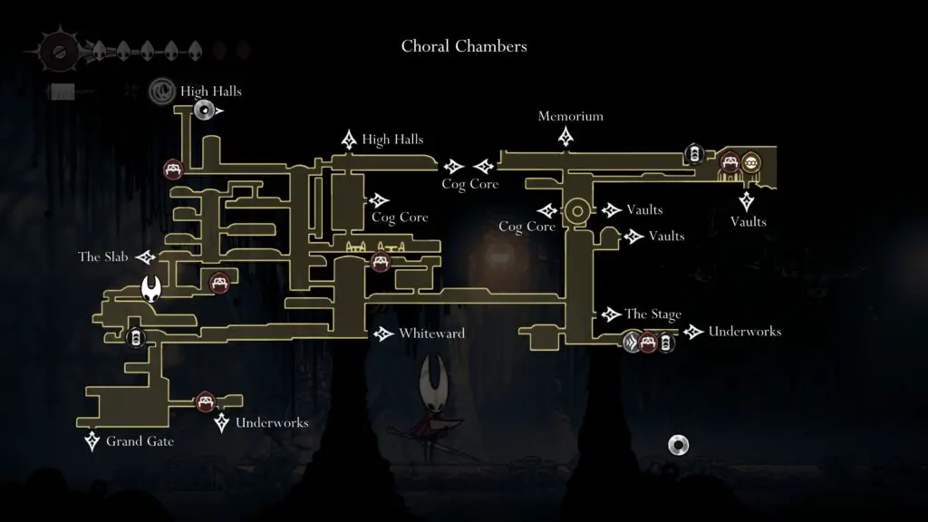 Hollow Knight: Silksong Verdania - Choral Chambers location