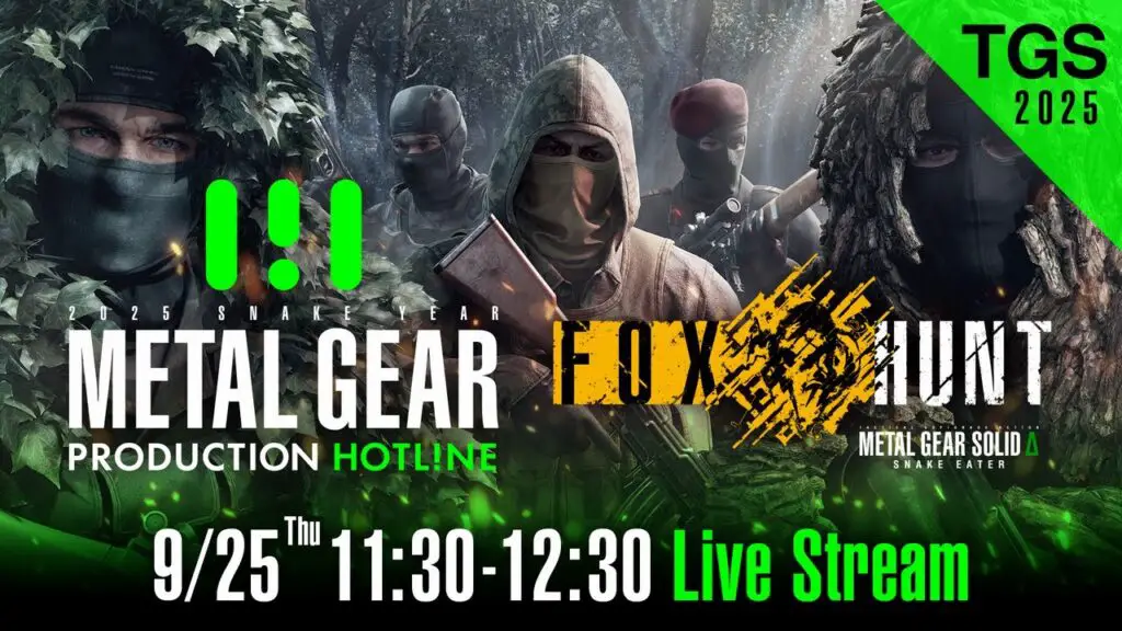 METAL GEAR - PRODUCTION HOTLINE at TGS2025(メタルギア公式) | KONAMI - YouTube