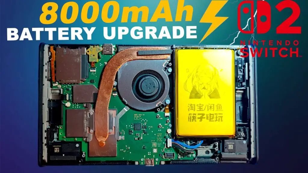Nintendo Switch 2 8000mAh Battery Upgrade - YouTube