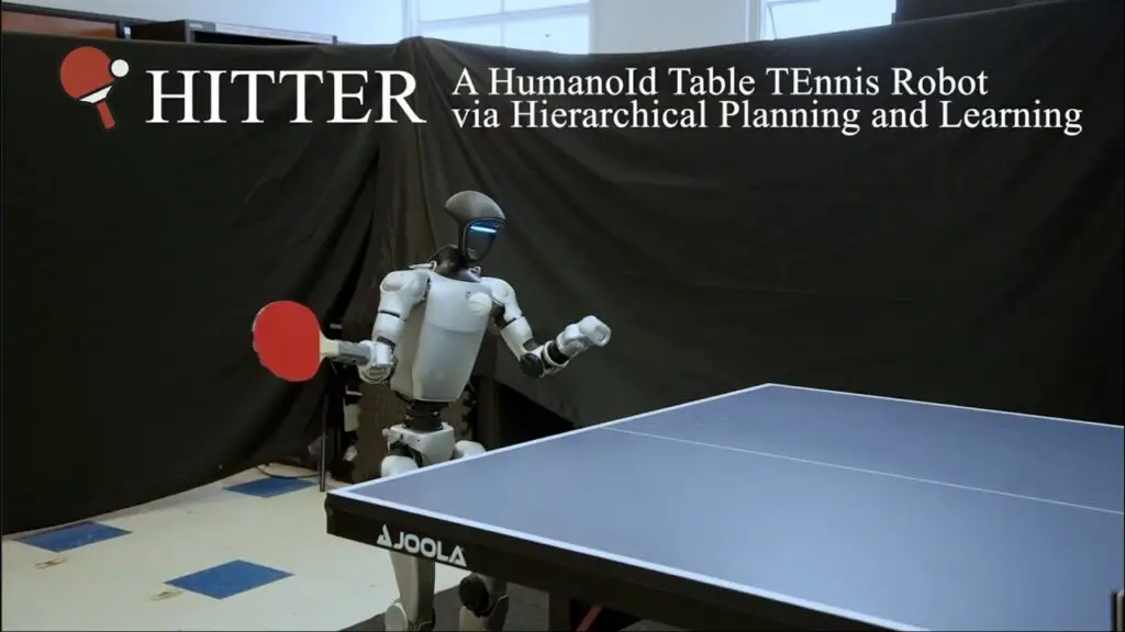 HITTER: A HumanoId Table TEnnis Robot via Hierarchical Planning and Learning - YouTube