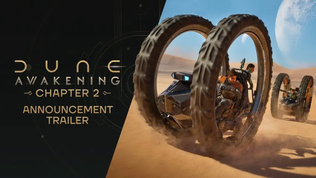A glimpse of new content from Dune: Awakening's Chapter 2 update, showcasing game environments or characters.