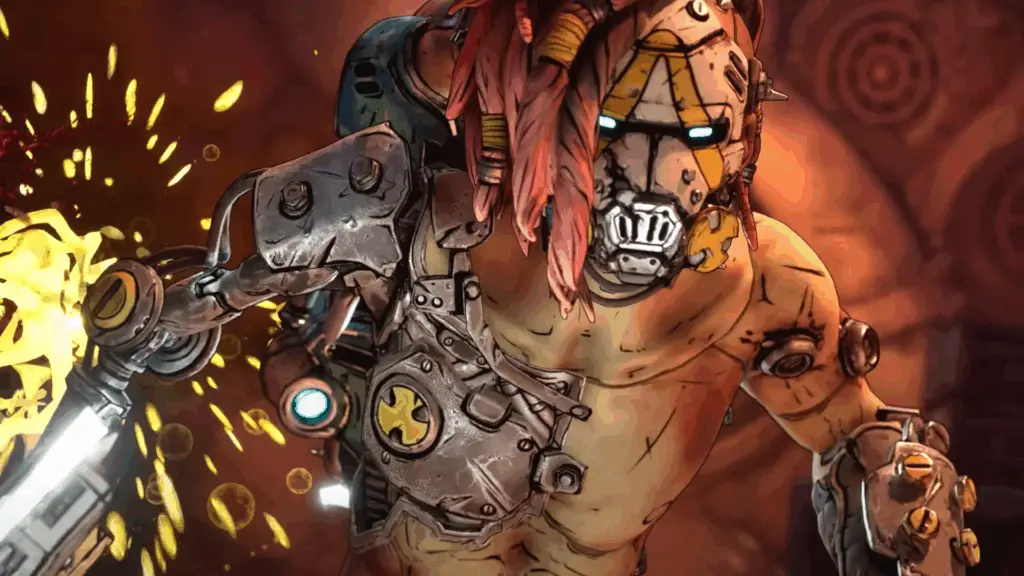 A psycho in Borderlands 4 stands ready for battle, highlighting the game's intense atmosphere.