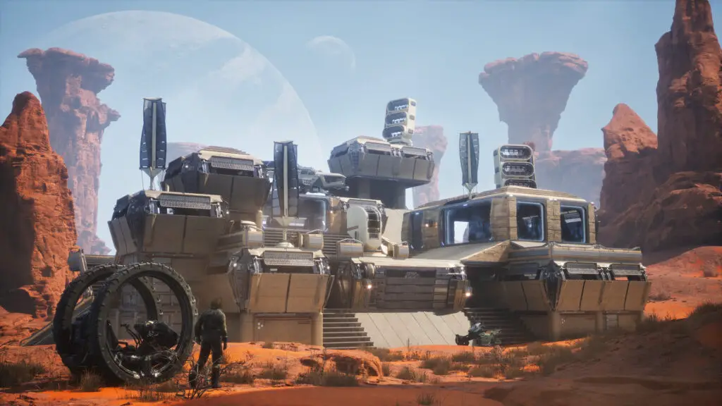 A base in Dune: Awakening