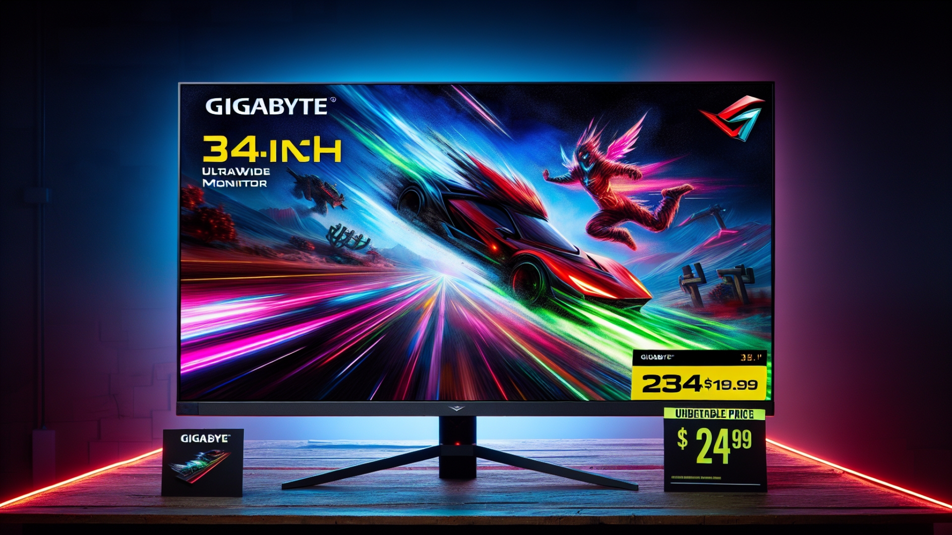 Gigabyte’s 34-inch Ultrawide Gaming Monitor Drops to an Unbeatable $249.99