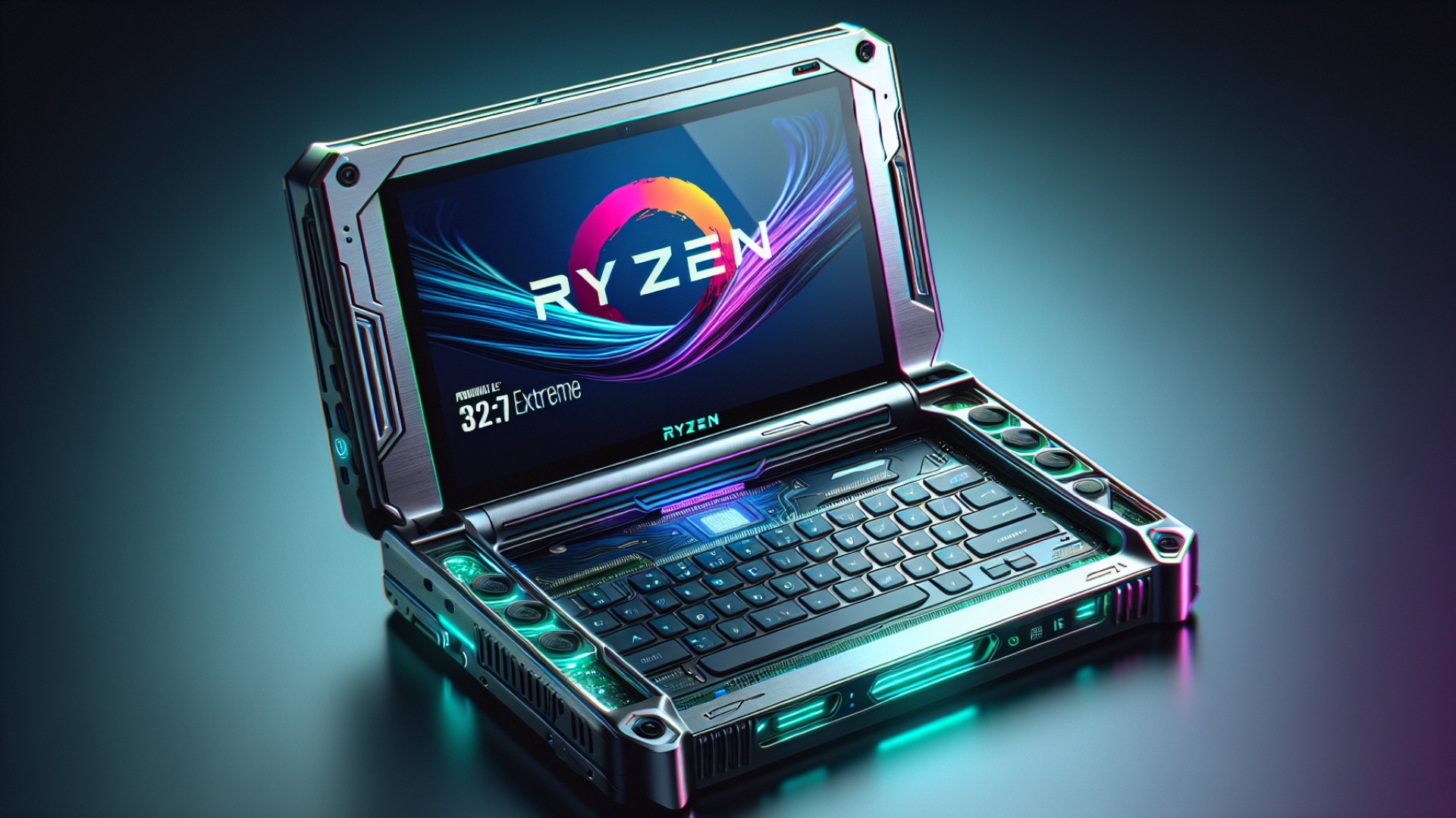 This Wild DIY Handheld PC Features an Ultrawide 32:9 Display and Ryzen Z2 Extreme Power