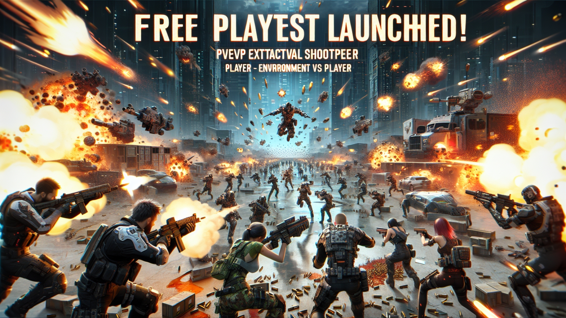 Gravebound: A New PvEvP Extraction Shooter with Bullet-Hell Action Launches Free Playtest