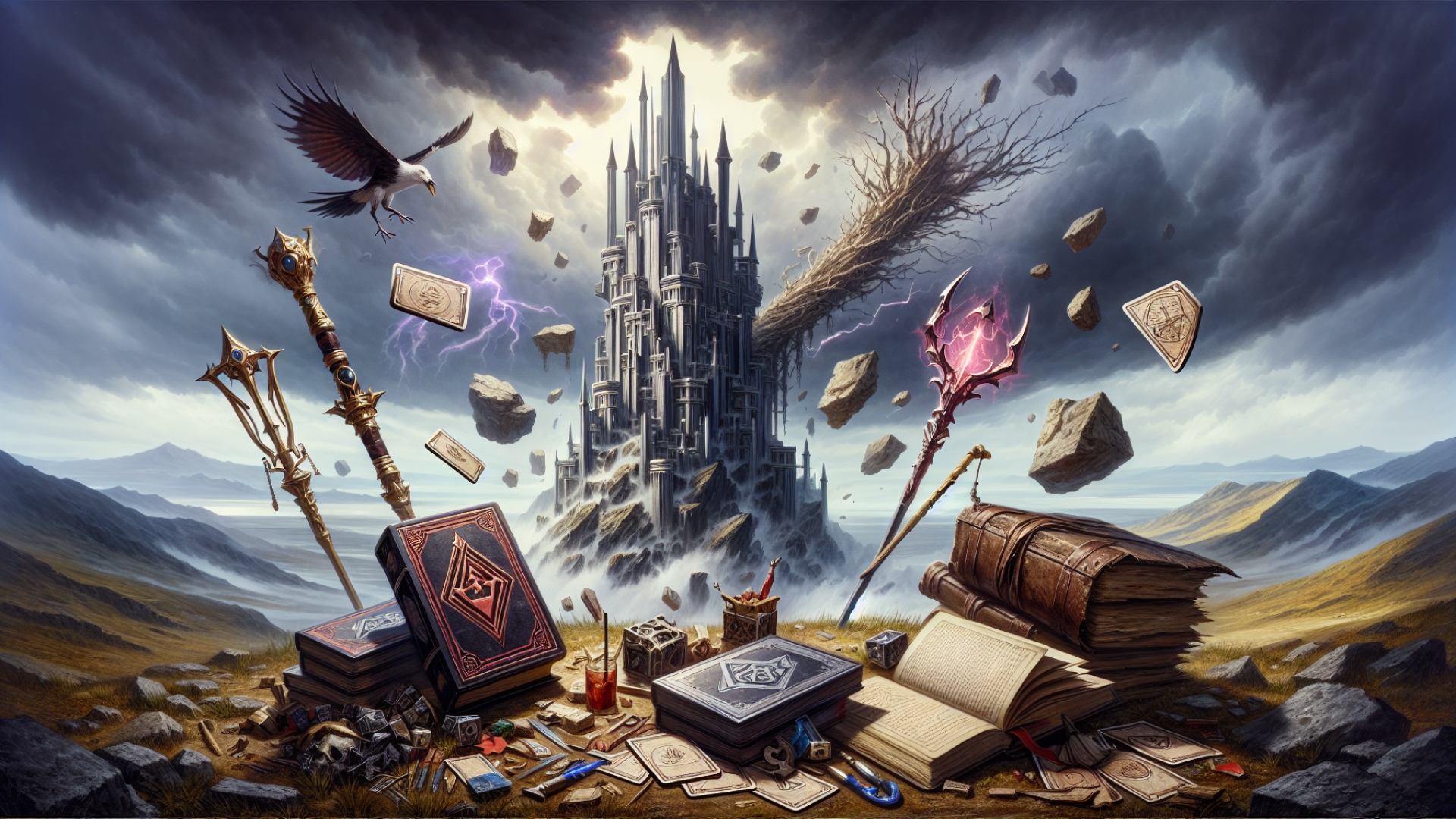 New Roguelike Deck-Builder Doomspire Mixes Magic: The Gathering with Fantasy Loot, Out Now