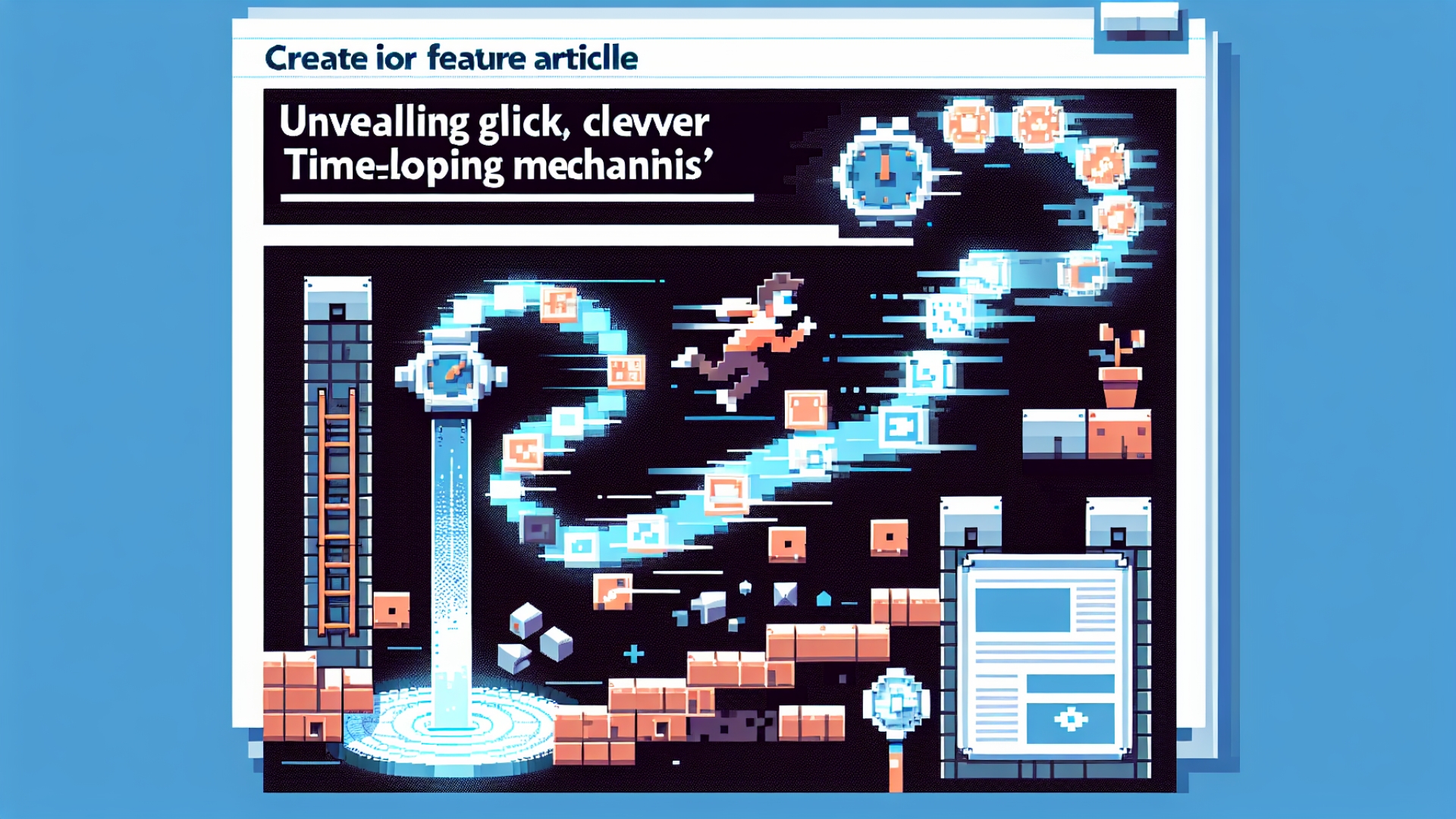 MotionRec Unveils Clever Time-Looping Mechanics in Stylish Retro Puzzle Platformer