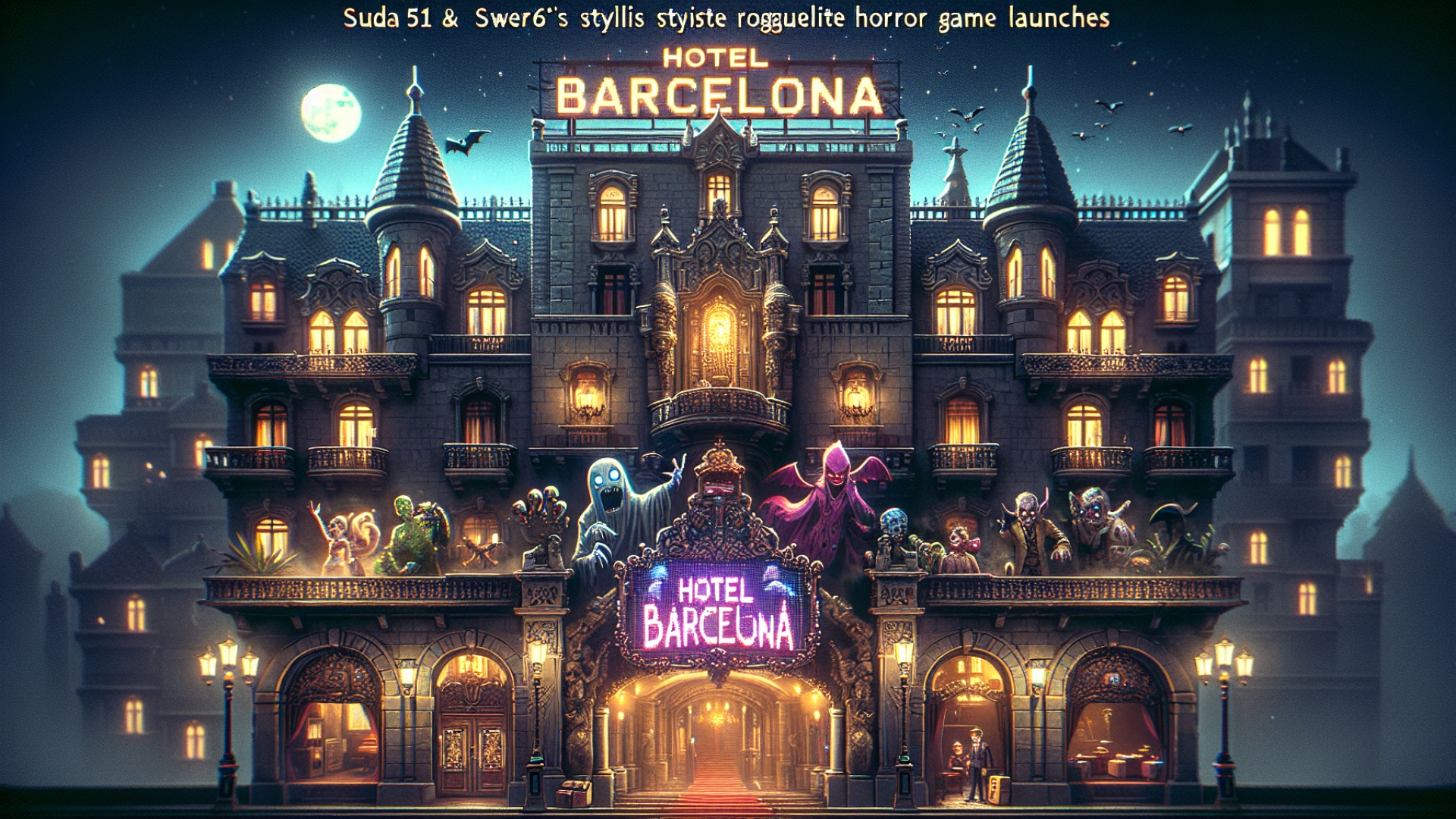Hotel Barcelona: Suda51 and Swery65’s Stylish Roguelite Horror Game Launches