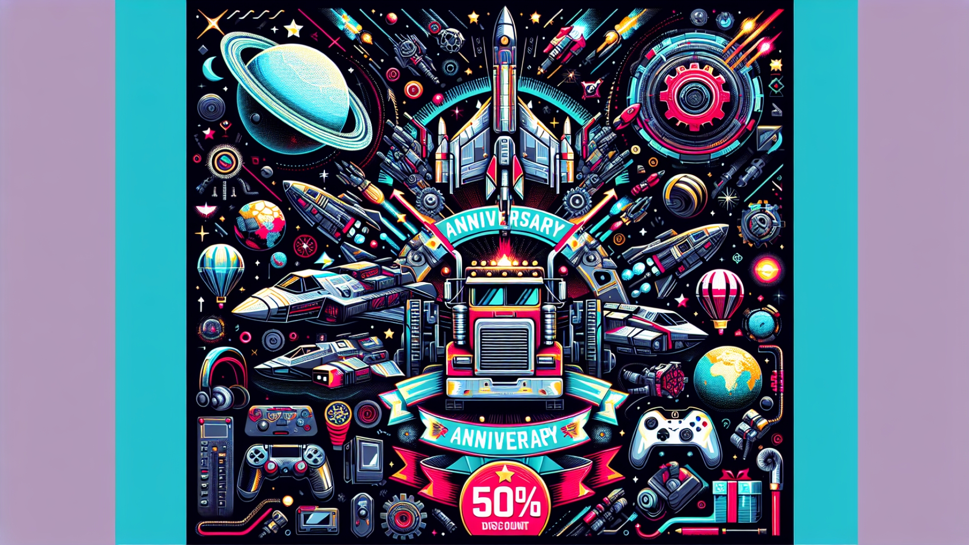 Star Trucker Celebrates Anniversary with Major Update, Peripheral Support, and 50% Discount