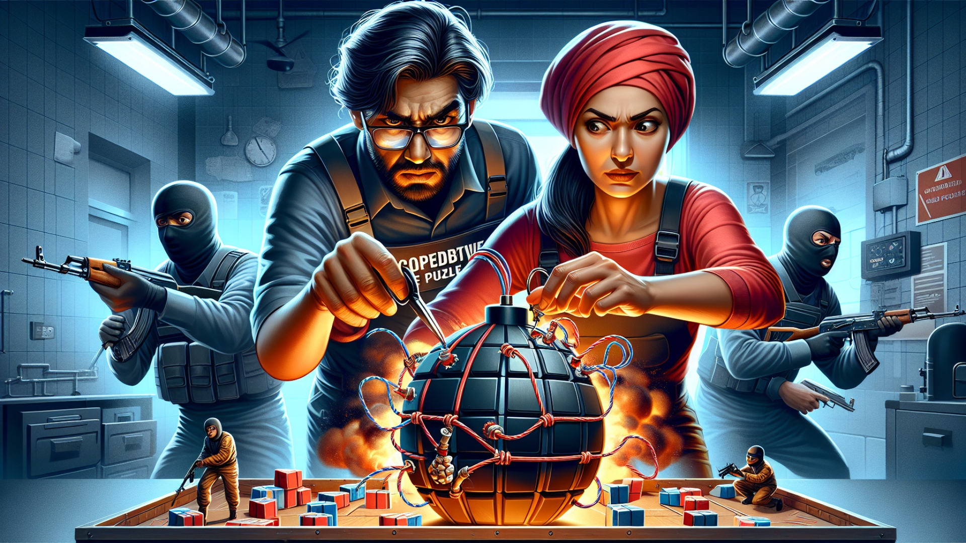 Cut That Wire: A Co-op Puzzle Game Where Imposters Sabotage Bomb Defusal