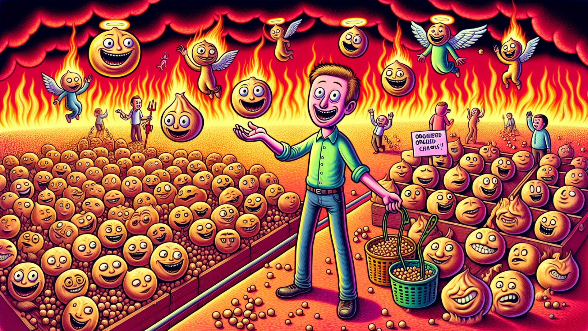 My Hilariously Chaotic Journey Managing Hell and Sentient Chickpeas in Sintopia