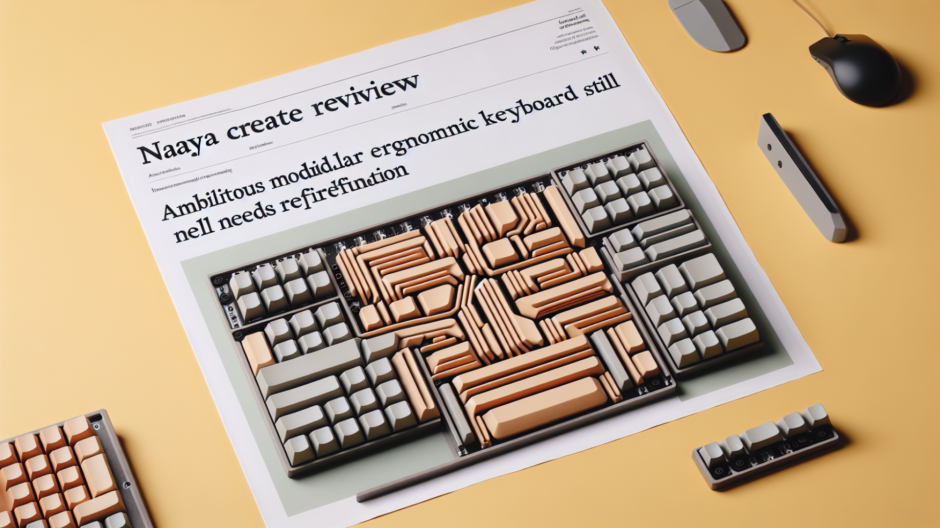 Naya Create Review: Ambitious Modular Ergonomic Keyboard Still Needs Refinement