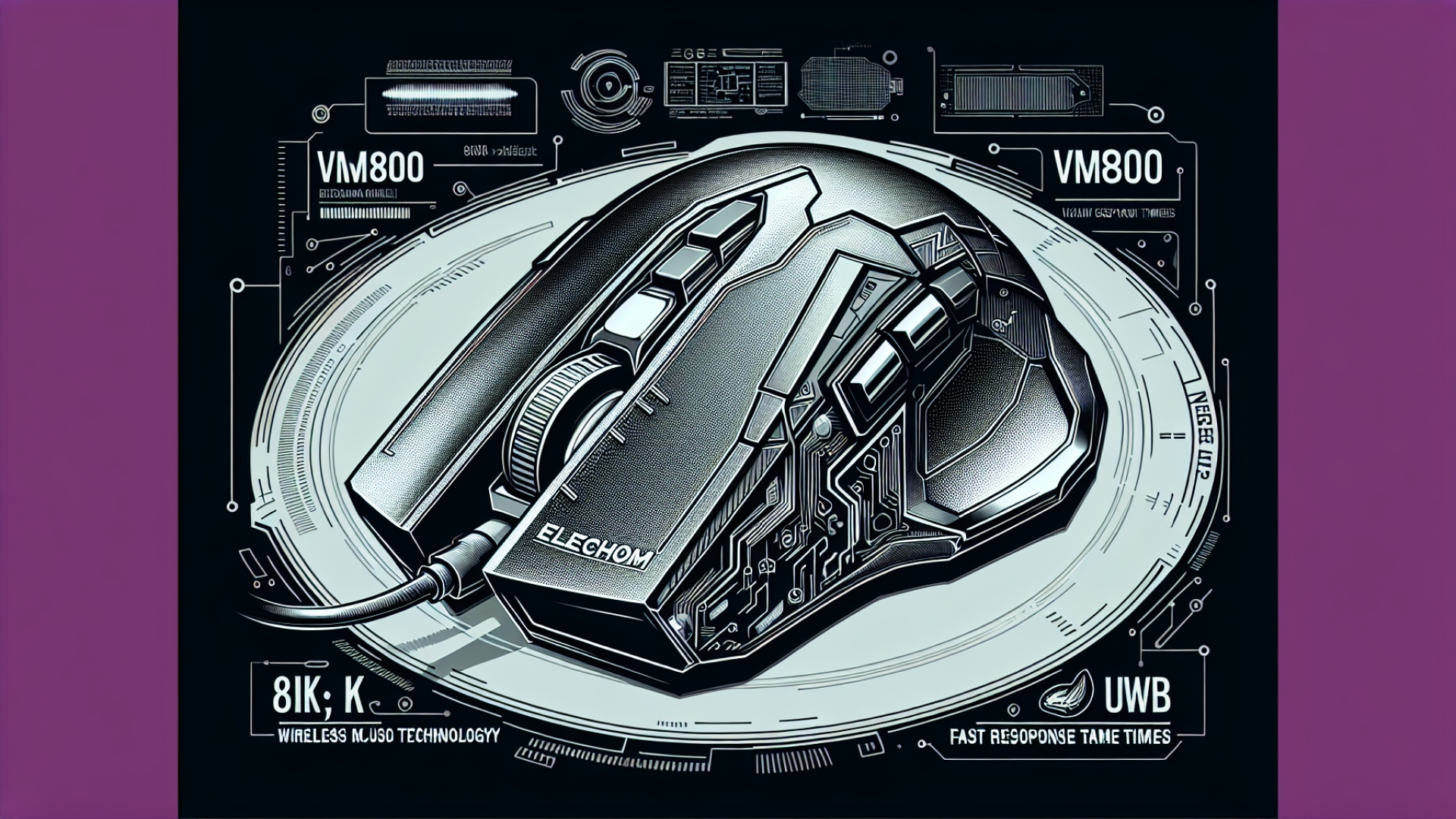 Elecom VM800: The World’s First True 8K UWB Wireless Gaming Mouse Arrives