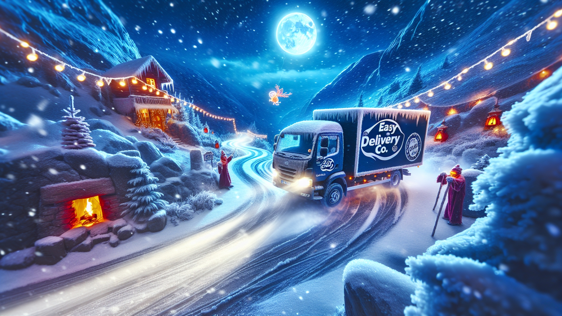 Easy Delivery Co. Delivers Spooky, Cozy Fun on Icy Mountain Roads