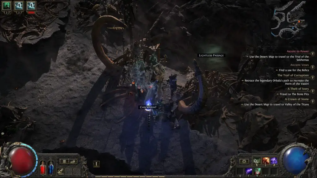 Path of Exile 2 Well of Souls - Lightless Tunnel