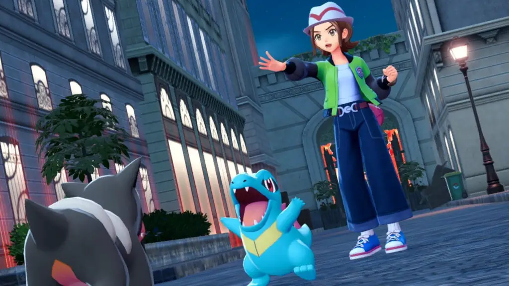 Pokemon battling in Pokemon Legends: ZA.