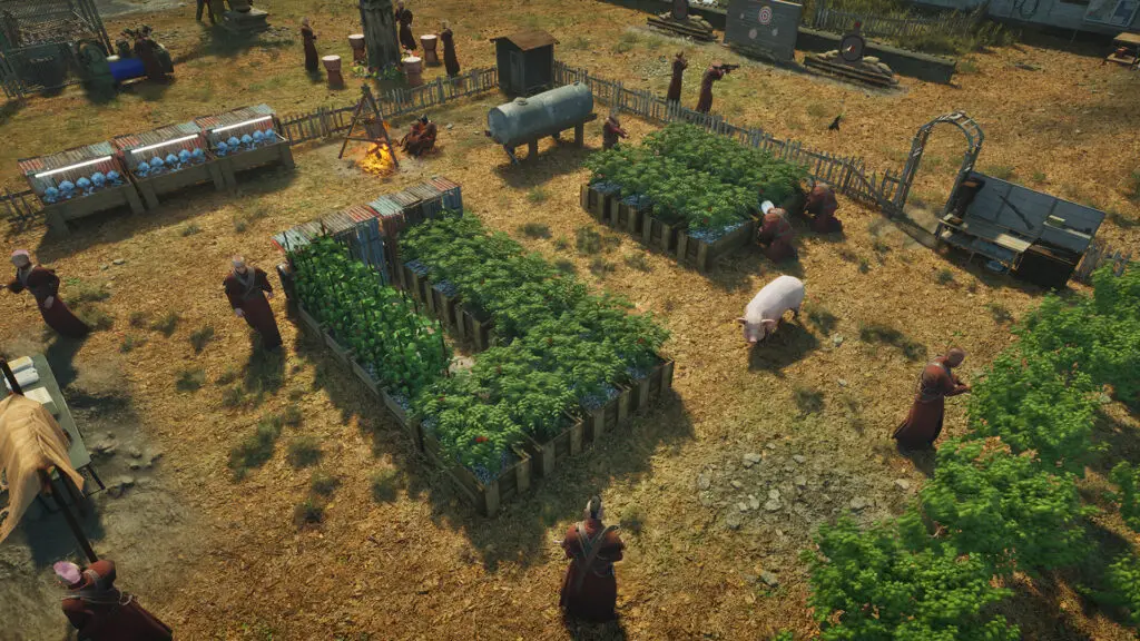 Cult members farming