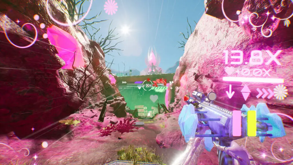 Don't stop girlypop showing a loaded gun on a pink planet