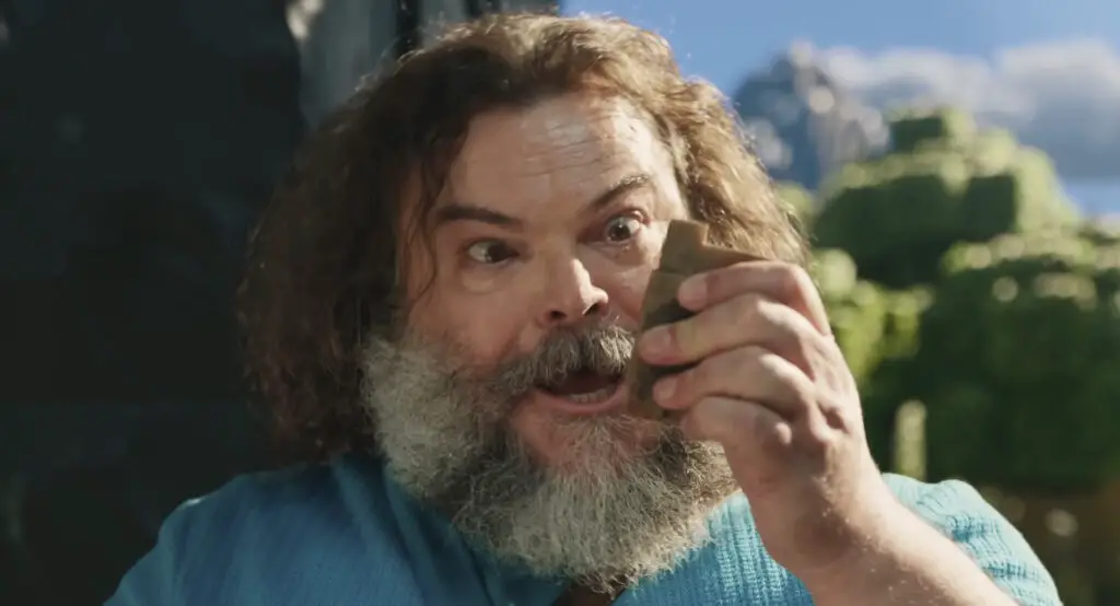 Jack Black in A Minecraft Movie