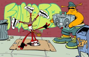 ToeJam and Earl characters from the game series
