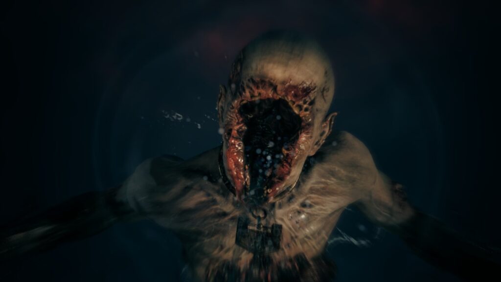 A monster with no face screaming at me.